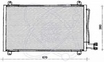 ELECTRO AUTO 30m0022 -  Конденсатор, кондиционер